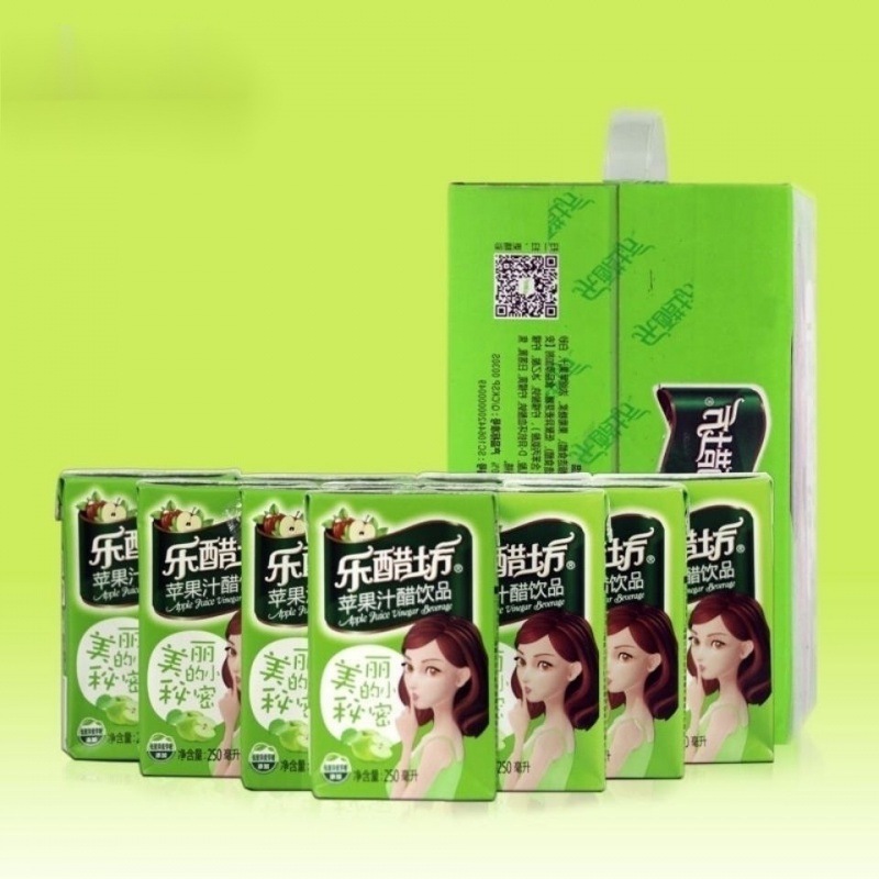 苹果醋醋乐醋坊醋汁醋饮料250ml10盒整箱批发健康浓缩饮品网红正